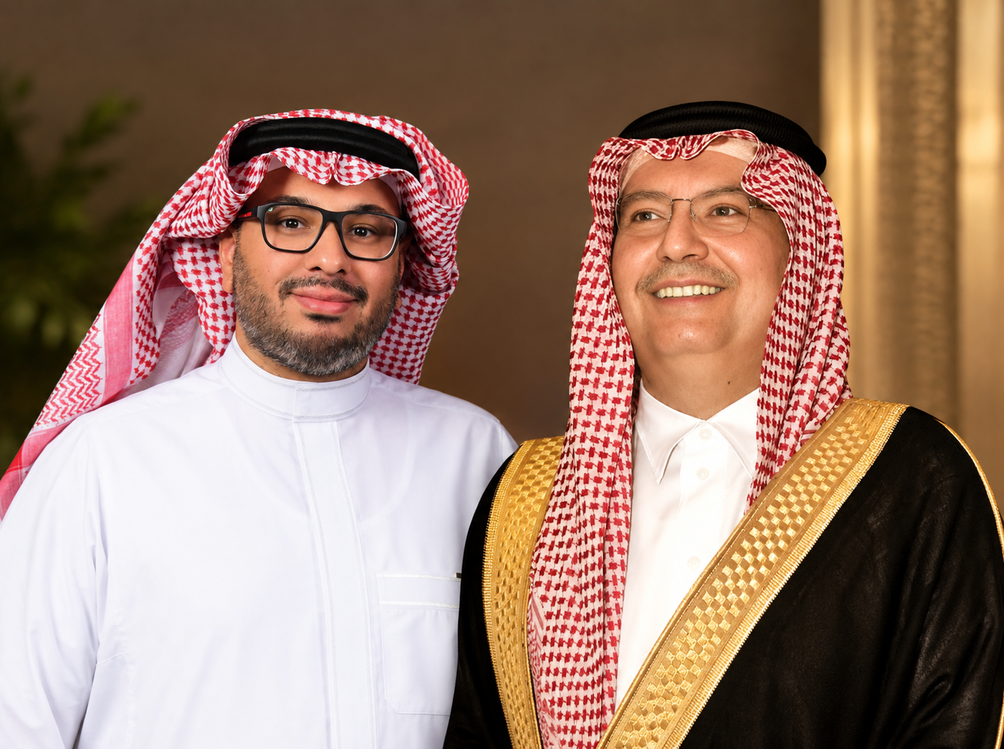 Wael A. Kabli and Prince Turki Bin Mohammed Al Saud